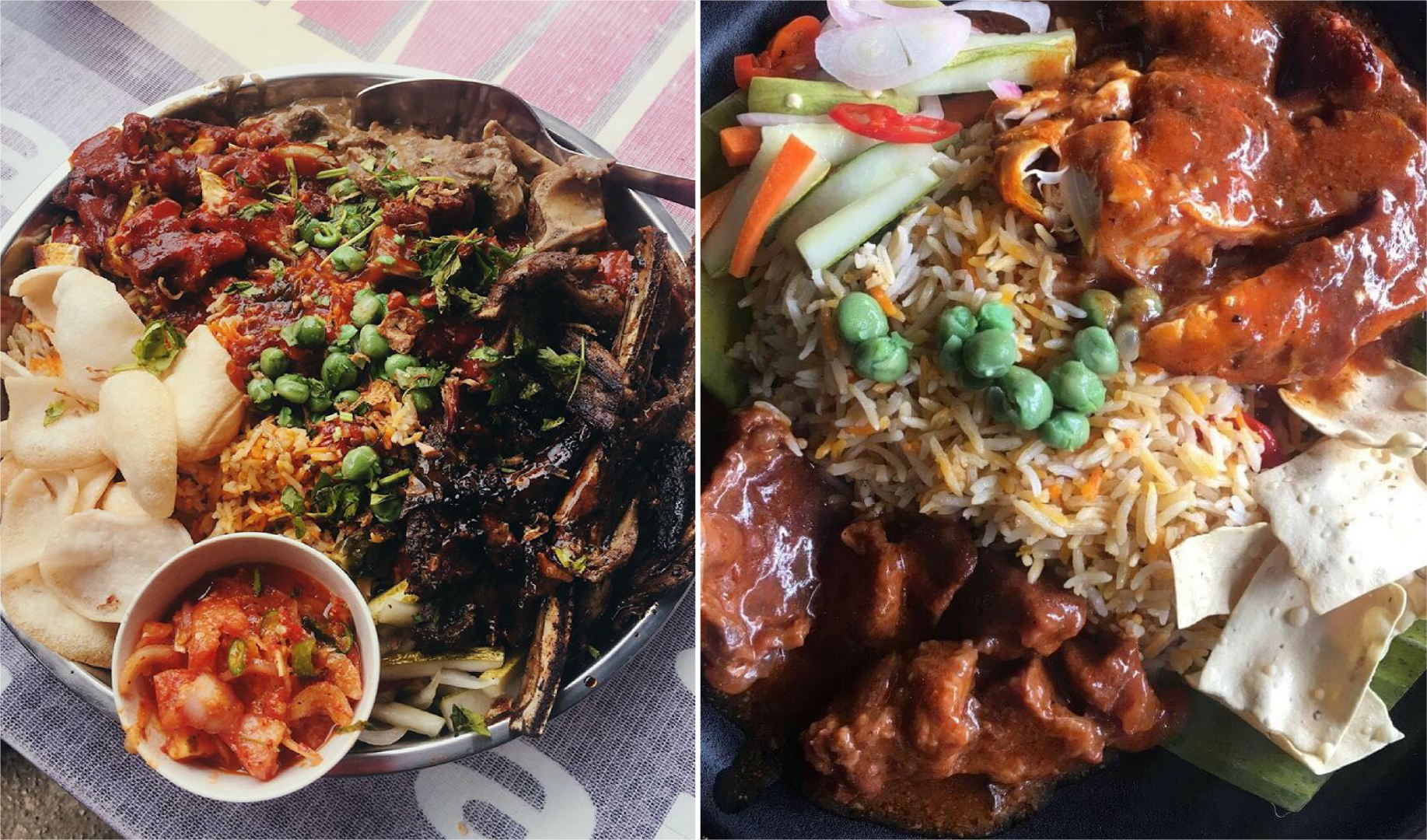 Nasi Beriani 2kg Di Warung Mercik Shah Alam, Boleh Makan ...